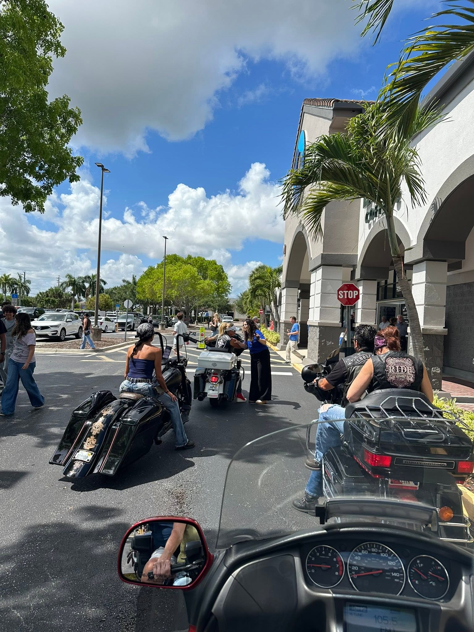 Blessing of the Bikes event with Pastor Angi